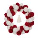 thumbnail image 1 of Corona navideña de peluche, corona navideña para puerta delantera con luz, corona navideña, 1 of 9