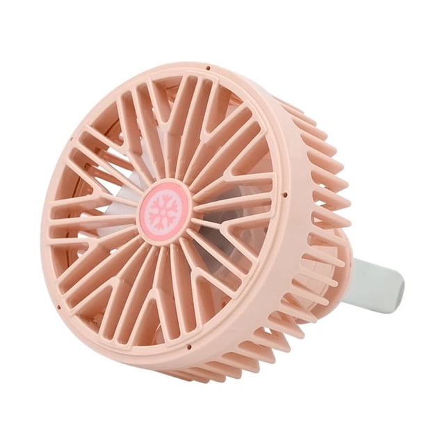 Kenally Ventilador USB para coche, Clip ajustable con luz, enfriador de ventilación de aire de 360 grados, doméstico de bajo ruido para Automoción decorativa y accesorios