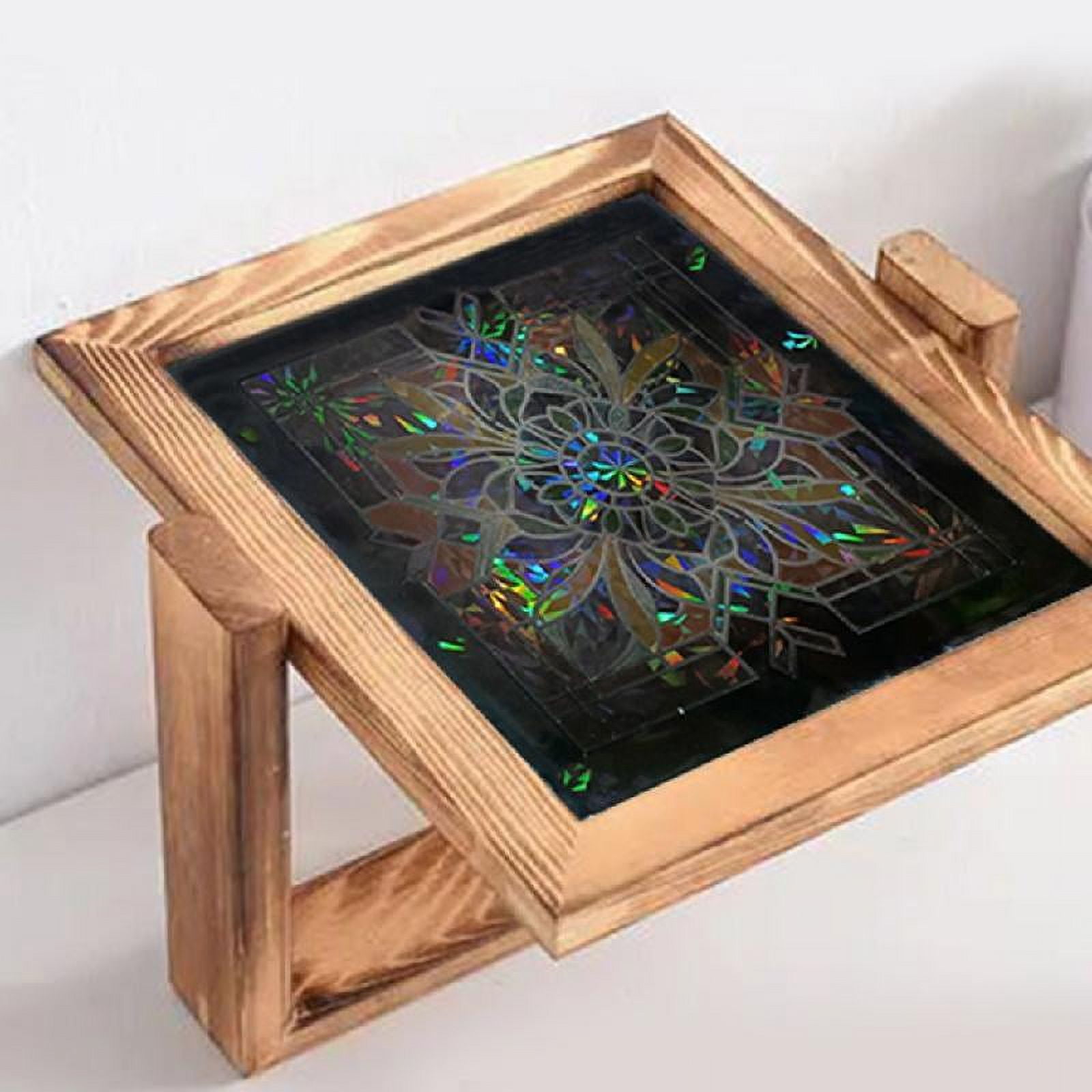 Resin Tray Mold Holographic Square Epoxy Casting Mold for Exhibition Home Decor