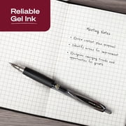 uniball™ 207 Retractable Gel Pens, Micro Point, 0.5mm, Black Ink, 12 Count