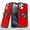 Red, variant on For Apple iPhone SE 3 (2022) SE/8/7 Armor Hybrid with Ring Holder Kickstand Shockproof 2in1 TPU + PC Rugged Dual Layer Cover ,Xpm Phone Case [ Blue ]