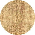 thumbnail image 1 of Ahgly Company Indoor Round Persian Brown Traditional Area Rugs, 7' Round, 1 of 4