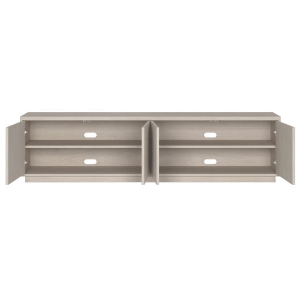 Hanson Rectangular TV Stand for TV's up to 85" in Alder White