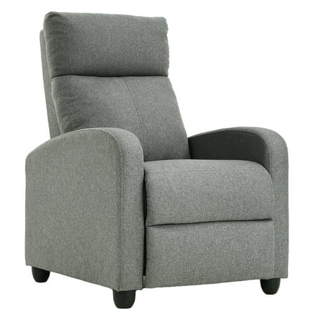 Recliner Chair Fabric Single Sofa Modern Reclining Seat ...