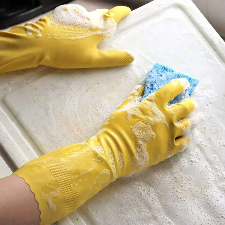 Playtex cotton lined rubber gloves deals