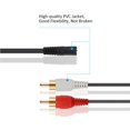 thumbnail image 3 of 2-rca Male To Female 3.5mm Jack Aux Stereo Audio Cable Adapter Converter, 3 of 5
