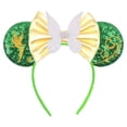 thumbnail image 5 of Diadema con orejas de Mickey Mouse para mujer, diadema con lentejuelas, lazo grande y hermoso, regalo de cumpleaños, accesorios para el cabello de fiesta para niñas y niños, nuevo y elegante, 5 of 5