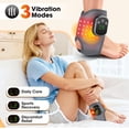 thumbnail image 4 of TripleHBB 3 in 1 Foot Massager with Heat, Red Light, Triple Therapy, Cordless, Portable Ankle Massager, 3 Vibration Modes, 3 Heat Levels, 5 Intensity Levels, 4 of 8