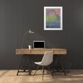 thumbnail image 3 of Randy Noble Fine Art 12x14 White Modern Wood Framed Museum Art Print Titled - Autum Effect, 3 of 4