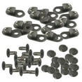 thumbnail image 2 of Paquete de 5-10, 20 juegos, hebillas de cordones de mosquetón, abrazadera de Clips de cuerda sin tope 10 piezas Sunnimix mosquetón, 2 of 8