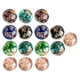 thumbnail image 2 of 40 cuentas de vidrio que brillan en la oscuridad. Hermosas cuentas espaciadoras redondas para manualidades., 2 of 8
