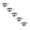 Pink 5PCS, variant on WUSUOWEI Bathroom SinkStrainer Bathtub Drain Screen Bathroom Floor Drain Strainer Stainless Steel Bathroom Hair Catcher for Laundry Bathtub Drain Filter 6/5/4/3/2/1PCS