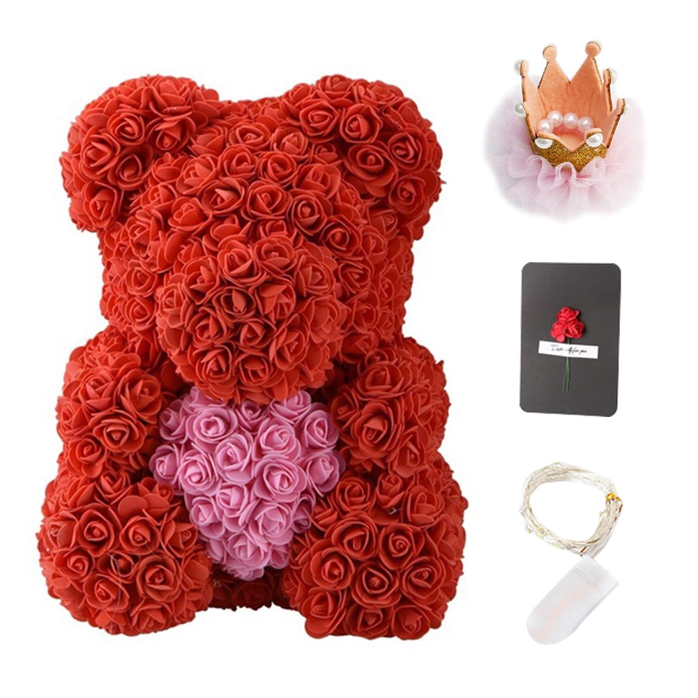 bear full of roses