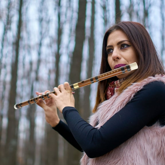 FONDOTIN Chinese Flute Bamboo Introductory Beginner 1Set 18.9x1In