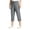 GrayF0512&02, variant on Capris Pants for Women Ice Silk Elastic Waist Straight Leg Women Hiking Pants Drawstring Lightweight Palazzo Flowy Sports Outdoor Womens Trouser with Pockets