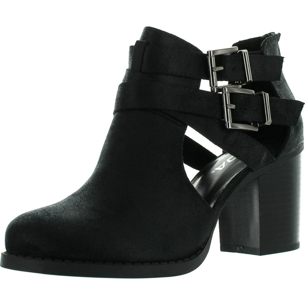 low heel bootie boots