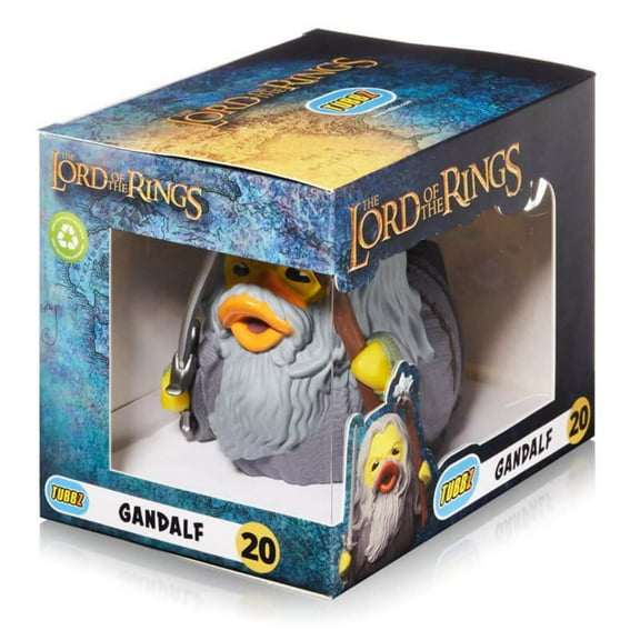 Official Lord of the Rings Gandalf You Shall Not Pass Rubber Duck by TUBBZ  Boxed Edition