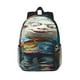 thumbnail image 1 of Easygdp Whimsical Goat Artist Mochila Ligera de 15 Pulgadas para Estudiantes, Mochila Cómoda para la Escuela y Viajes, Correas Ajustables, 1 of 6