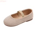 thumbnail image 2 of LYHaoo Girls Summer Casual Dress Shoes Lightweight Round Toe Ballet Flats for Girls School Wedding Party Shoes,Beige,Sizes 6.5(5.31") Toddler, 2 of 7