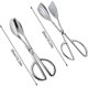 thumbnail image 3 of Stainless Steel Kitchen Tongs, 2 Pieces Stainless Steel Salad Tongs, Salad Tongs, Buffet Tongs, Salad Buffet Tongs (silver), 3 of 5