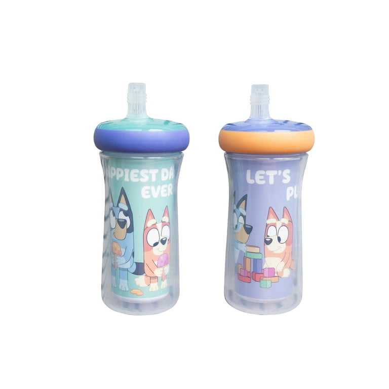 The First Years Bluey Insulated Straw Cup, 9oz, 2-Pack photo 1