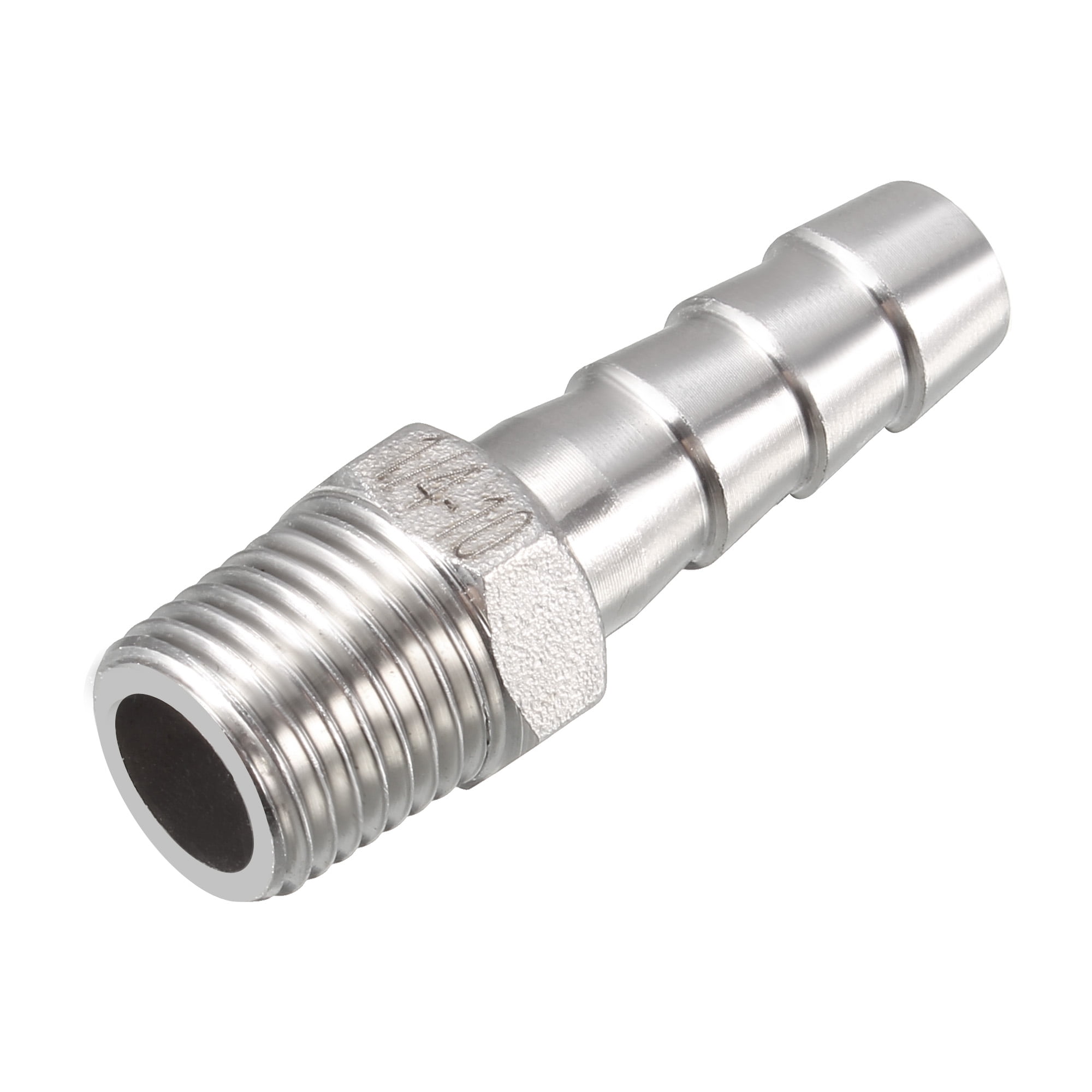 Stainless Steel Barb Hose Fitting Connector Adapter 10mm Barbed x G1/4