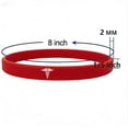 thumbnail image 2 of 4-Pack 6mm Width Silicone Medical Dilaudid Allergy Wristband for Youth Women Men,Custom Engraved Alert Bracelets for Food,Peanut,Latex & Drug Allergies with Medic Card, 2 of 2