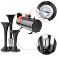 ToHu Truck Air Horn Loud Train Horns with 150PSI Air Compressor Car