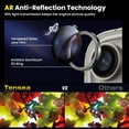 thumbnail image 3 of PINHEN for iPhone 15 Pro/iPhone 15 Pro Max Camera Lens Protector, 9H Tempered Glass Camera Cover Screen Protector, Metal Individual Ring for iPhone 15 Pro Max 6.7 inch iPhone 15Pro 6.1 inch, 3 of 7