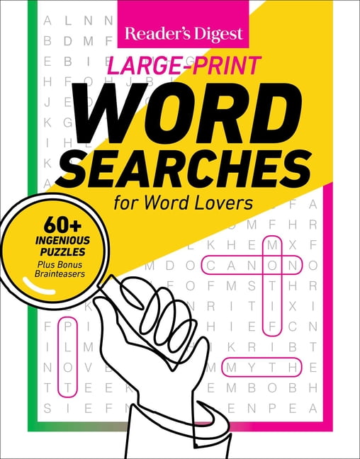 Reader's Digest Large Print Word Searches 60+ Ingenious Puzzles Plus Bonus Brainteasers (Other