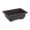 A, variant on Plastic Planter 9x6.7x3.1 Inch, Rectangle Pot with Drainage, Faux Terracotta Look for Indoor Outdoor Plants (Large)