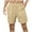 Khaki, variant on ZZwxWA Men Short Holiday Gifts Fashion Workwear Breathable Loose Fit Trousers Printed Plus Size Male Short Pants Sports Pockets Pants Quick-Dry Summer Clothing Oversize Elastic Shorts Short Pants