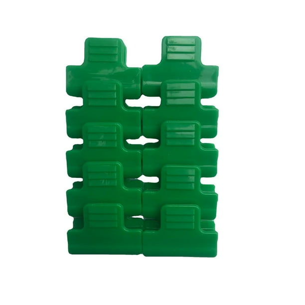 Naiovety Abrazadera para túnel 10X, Clip para invernadero, suministros de jardín, Clips para varilla, estante de soporte práctico, Type3 NO3