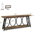 thumbnail image 2 of Tribesigns Table Console Extra Longue 70.9 Pouces, Table de Canapé en Bois derrière le Canapé pour Salon, Marron, 2 of 5