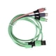 thumbnail image 5 of Cable de carga rápida USB múltiple de silicona líquida 3 en 1 para puertos IOS/Tipo C/Micro USBVerde, 5 of 5