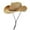 Khaki, variant on Spring And Summer New Outdoor Brim Moldable Wide Brimmed Sunshade Hats For Men And Women Western Cowboy Style Straw Hats And Fisherman Hats