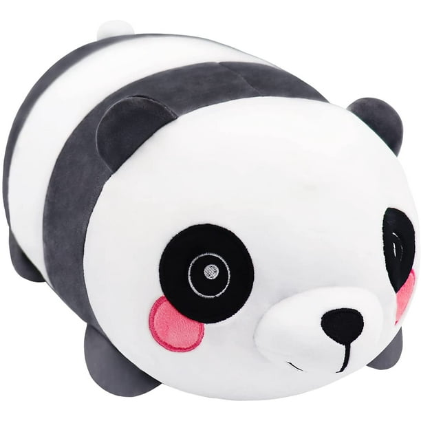 20cm Kawaii Peluche Panda Jouets Lovely Pillow Panda avec des feuilles de  bambou Stuffed Soft Animal Bear Nice Cadeau d'anniversaire pour les enfants