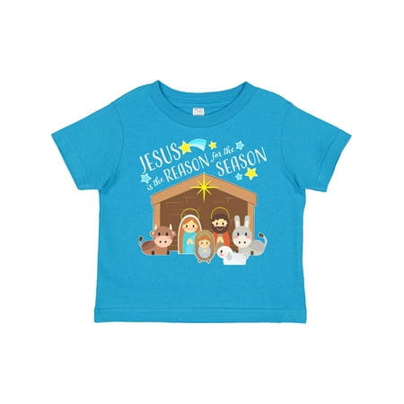 

Inktastic Jesus is the Reason for the Season Christmas Nativity Gift Toddler Boy or Toddler Girl T-Shirt