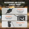 thumbnail image 4 of Lavadora de vidrio comercial eléctrica VEVOR con 5 cepillos, 1200 tazas/h, 4 of 9