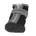 thumbnail image 3 of Botas para perros impermeables, reflectantes, cálidas, transpirables, evitan resbalones, suela suave, zapatos para mascotas para cachorros, deportes al aire libre, color negro, 3 of 8