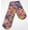 Pink Purple Brown Floral, variant on Batik Tie Dye Double Oven Mitt by Penny's Needful Things (Orange Purple Blue Floral)