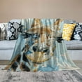 thumbnail image 2 of BCIIG Giraffe Theme Soft Fleece Blanket for All Seasons Lightweight Throw Blanket Living Room Sofa Decor Gifts Blanket 40x50in, 2 of 6