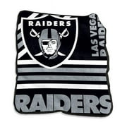 Logo Chair 623-26C NFL Las Vegas Raiders Raschel Throw Blanket