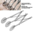 thumbnail image 4 of TIELUTT Wheel Cutter Expandable Pizza Cutter Stainless Cooker Silicone Cooking Utensils Set Wooden Cooking Utensils Set for Kitchen Silicone Cooking Utensils Cooking Utensils Holder for Countertop, 4 of 8