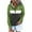 Green##1, variant on Jsaierl Womens Hoodies Cute Color Block Graphic Hooded Sweatshirts Casual Pullover Workout Long Sleeve Top Hoodie Womens Hoodies Under $20