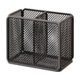 thumbnail image 2 of Metal Mesh Desk Organizer Pencil Holder, Multi Compartment Storage Basket Breathable Durable Design, Desktop Organizer for Office Home Study Teachers Professionals, 2 of 6