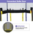thumbnail image 5 of 7FT Trampoline with Safety Enclosure Net for Kidsfor Kids, Round Outdoor Recreational Trampoline with Slide and Ladder, Easy Assembly, 5 of 7