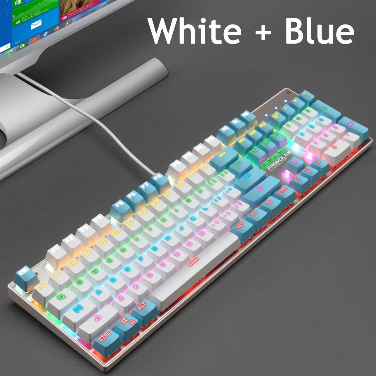 USB Wired 19-Key Mini Numeric Keyboard Plug and Play for Bank/Office or Market Mechanical Hand Feeling 30 Functions Waterproof Non-Slip Sensitive