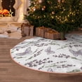 thumbnail image 5 of Sikiie Lavender And Butterfly Christmas Tree Skirt, Christmas Tree Decorations, Christmas Decor, Tree Mat Decoration(30-48IN)-48", 5 of 6