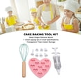 thumbnail image 3 of Juego de decoración de pasteles molde de silicona con forma de corazón puntas para glaseado de pasteles multifuncional para hacer pasteles galletas dulces ANGGREK Otros, 3 of 8